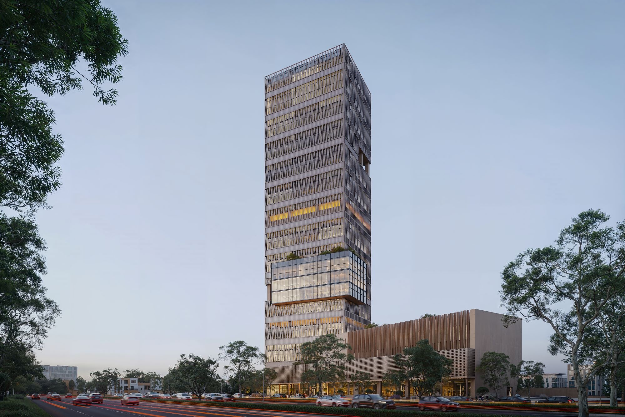 Grand luxury lobby entrance of Masar Corner